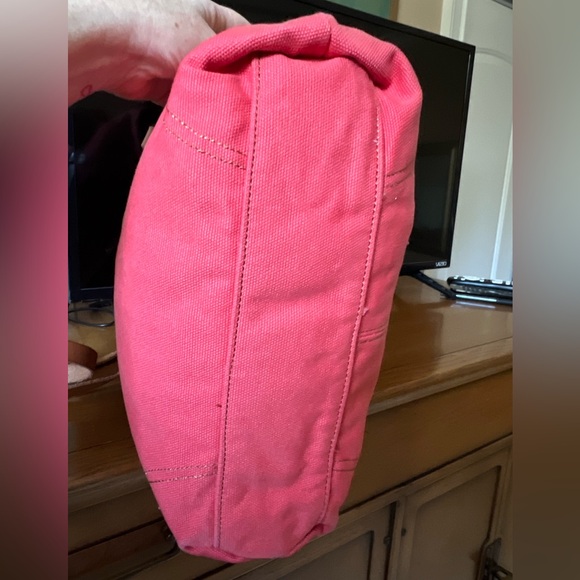 Lucky Brand Colexico Cayenne Color Canvas Studded Tote Crossbody - Picture 7 of 16